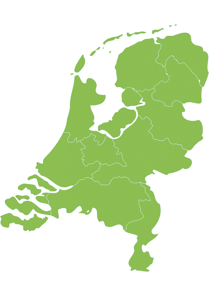 Kaart van Nederland